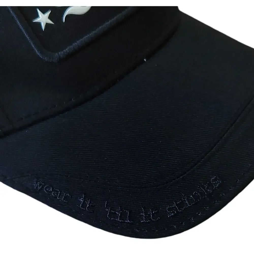 DIRTBAG Clothing Wear It 'Til It Stinks baseball cap black Flex Fit hat OS NEW - Picture 4 of 7